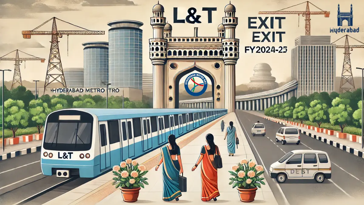 L&T Plans to Exit Hyderabad Metro Rail Project After FY2025-26